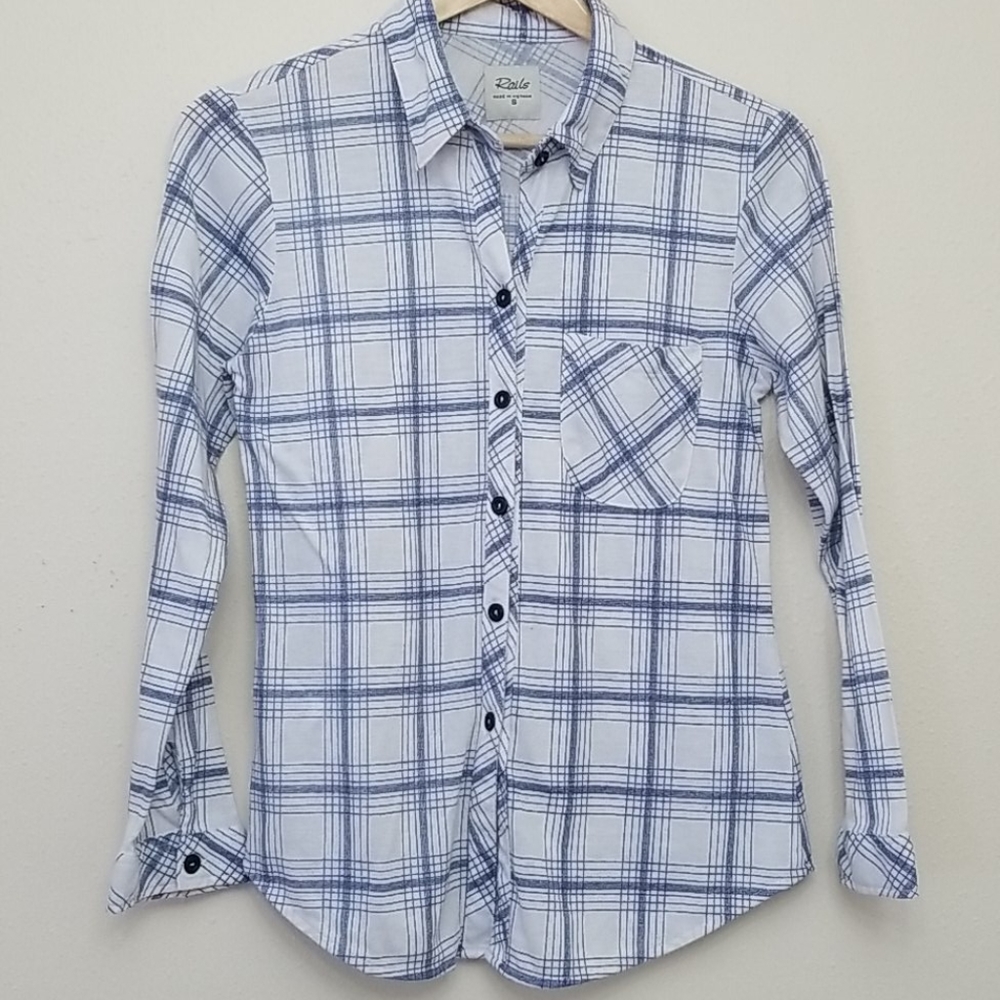 Rails Flannel Buttondown Size Small